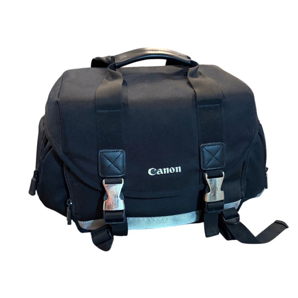 Canon 200DG Digital Camera Gadget Bag Black Shoulder Strap Padded